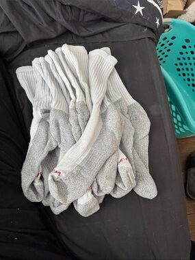 Wrangler Light Gray Athletic Crew Socks - Pack****FINAL MARKDOWN****